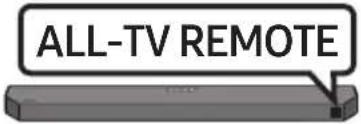 SAMSUNG HWQ60B - Regolazione del volume della Soundbar con il telecomando della TV - 9