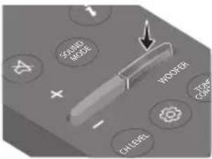 SAMSUNG HWQ60B - Hoe de afstandsbediening gebruiken - 16
