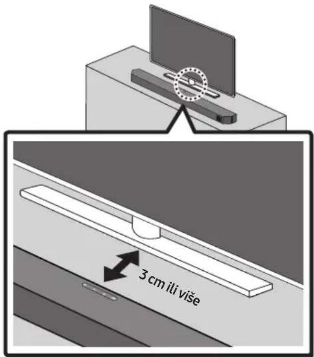 SAMSUNG HWQ60B - POSTAVLJANJE SOUNDBAR-A ISPRED TV-A - 1