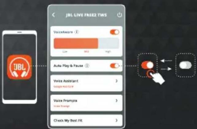 JBL Live Free 2 - AUTO PLAY/PAUSE - 6