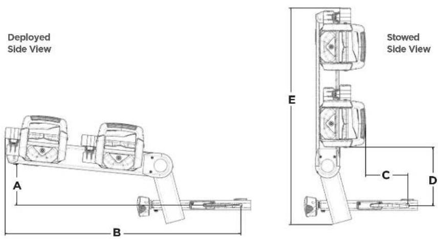 THULE T2 Pro XT 9036XT - Technical information - 1
