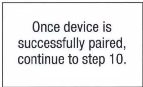 Satco Starfish S11286 - The pairing status screen will appear. - 3