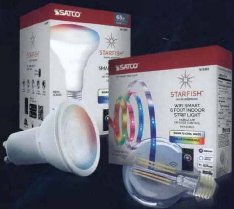 Satco Starfish S11286 - To view the entire STARFISH product line visit Satco.com/STARFISH - 1