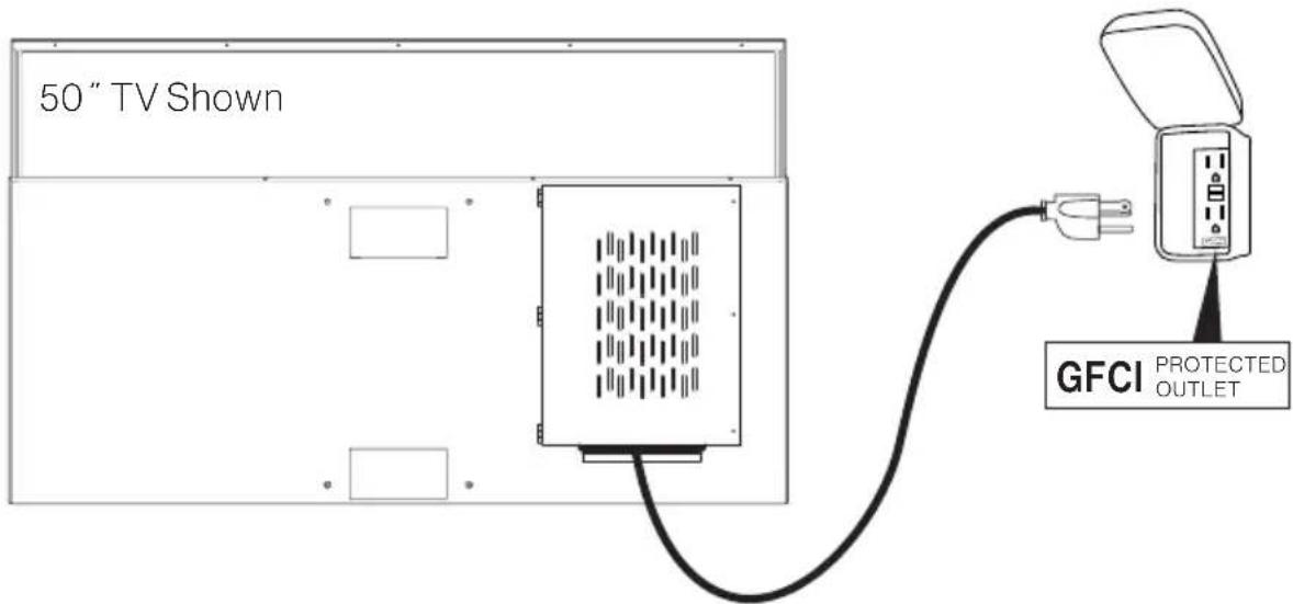 Furrion Aurora FDUP43CSA - Connect Power - 1