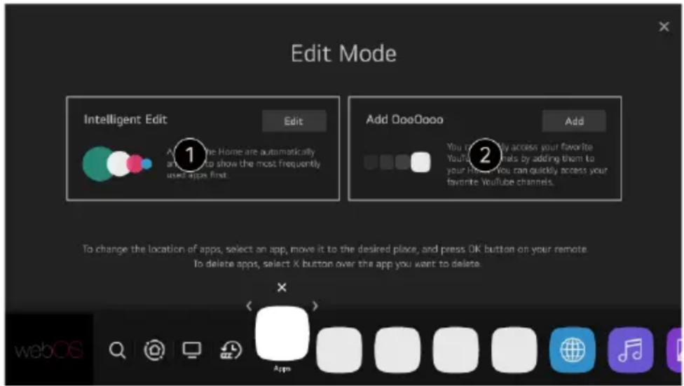 Furrion Aurora FDUP43CSA - Cómo gestionar la función Inicio del TV con webOS - 1