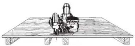Craftsman CMCS551 - Supporting Large Panels/Securing Workpiece (Fig. C–F) - 2