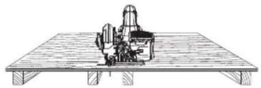 Craftsman CMCS551 - Soutien de grands panneaux/fixation de la pièce (Fig. C–F) - 2