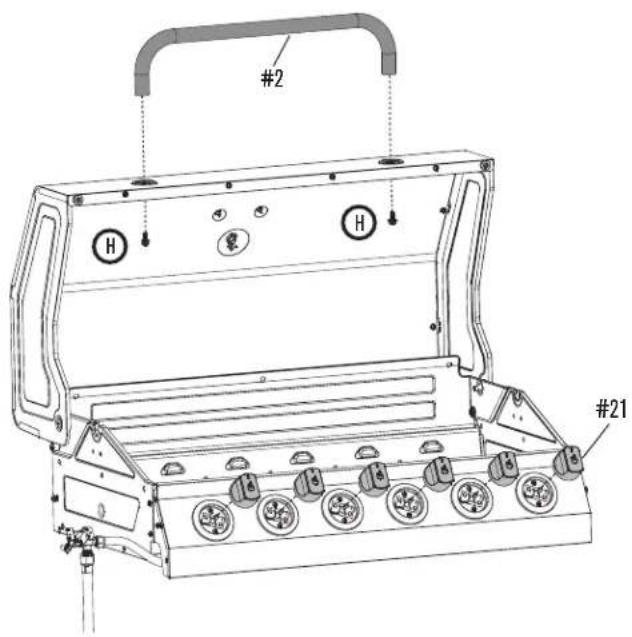 CHAR BROIL Performance 463228622 - ASSEMBLY / ASSEMBLAGE / ASSEMBLEA - 6