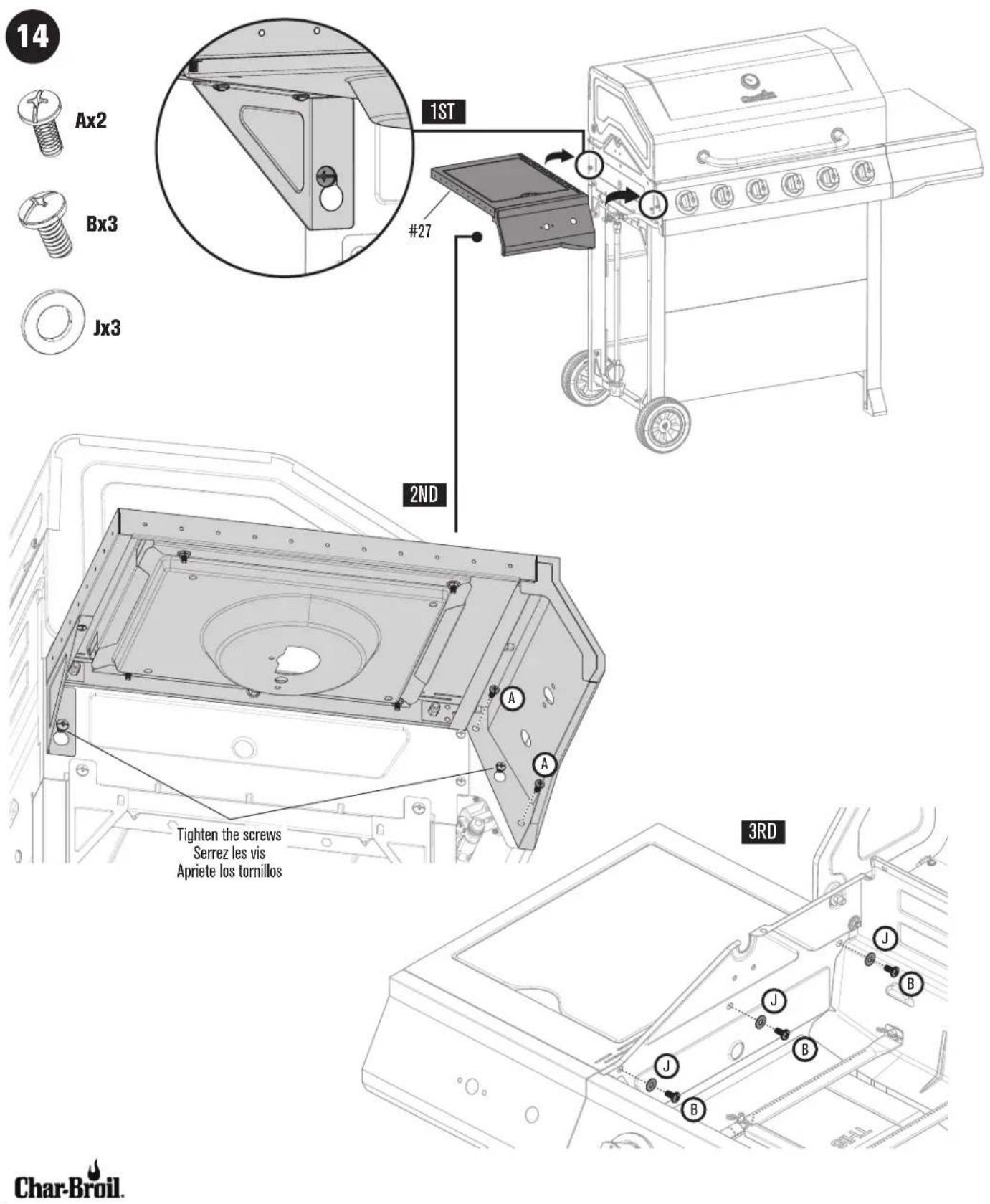 CHAR BROIL Performance 463228622 - ASSEMBLY / ASSEMBLAGE / ASSEMBLEA - 1