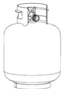 CHAR BROIL Performance 463228622 - LP Cylinder - 2