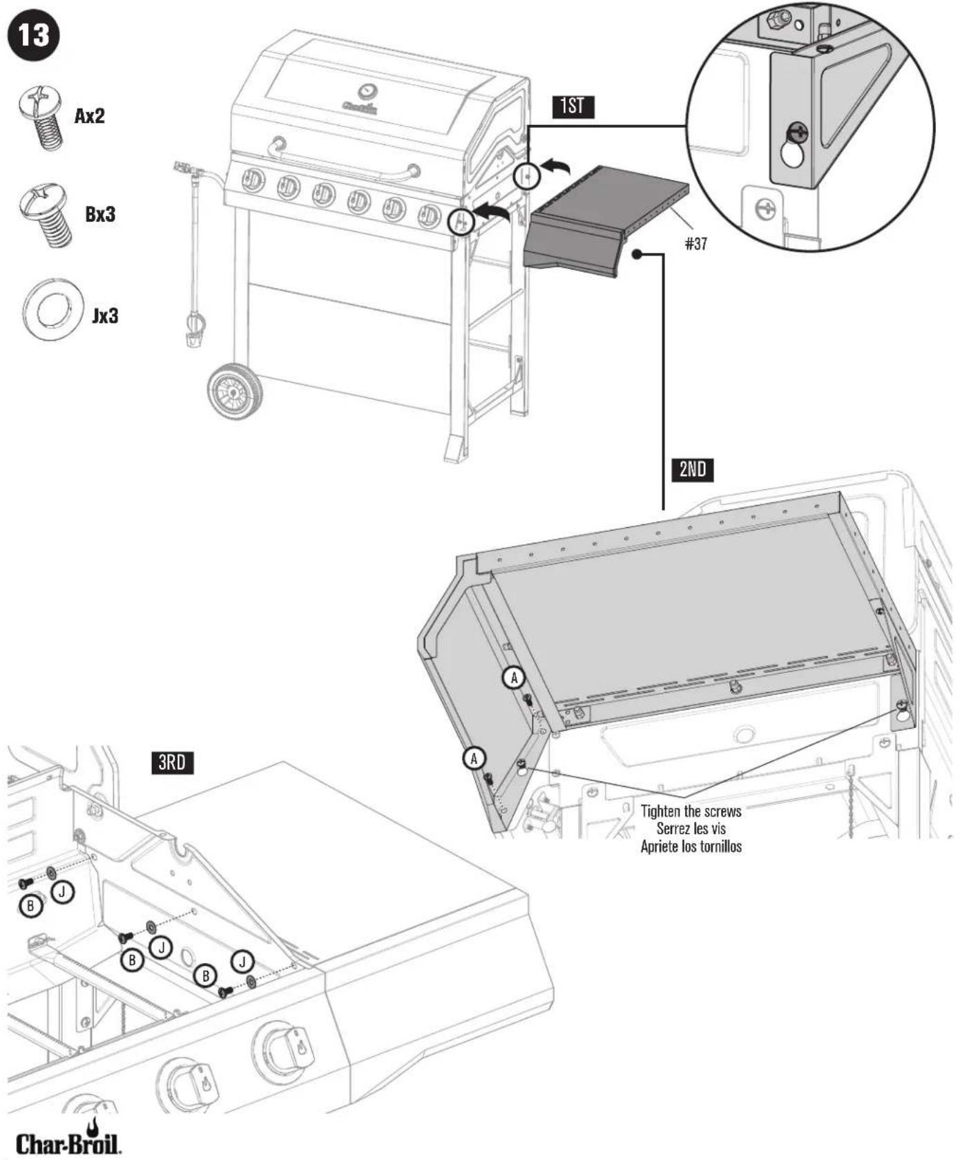 CHAR BROIL Performance 463228622 - ASSEMBLY / ASSEMBLAGE / ASSEMBLEA - 1