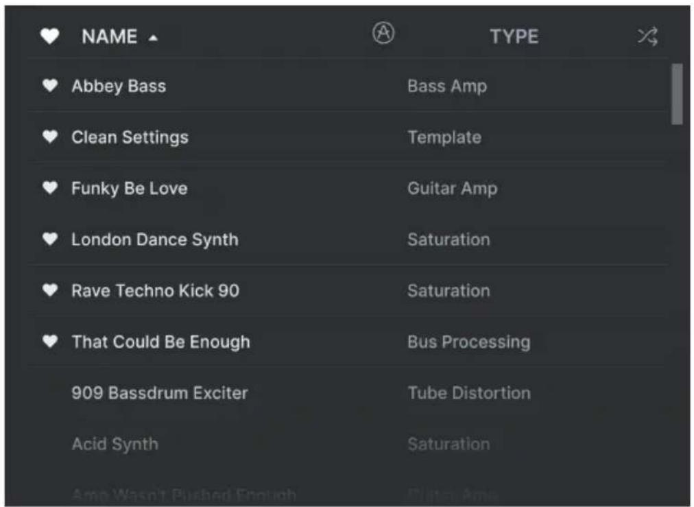 Arturia Dist TUBECULTURE - Liker des Presets - 1