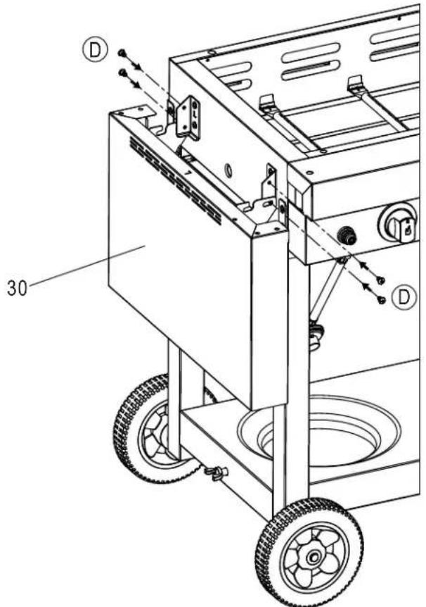 CHAR BROIL 18952074 - Note d'assemblage: - 4