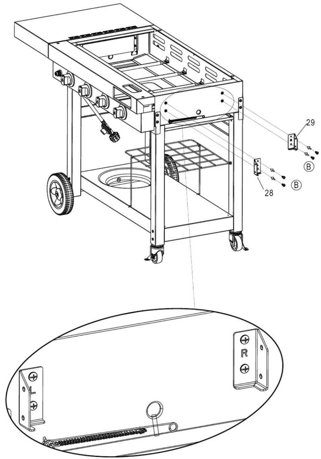 CHAR BROIL 18952074 - Note d'assemblage: - 8