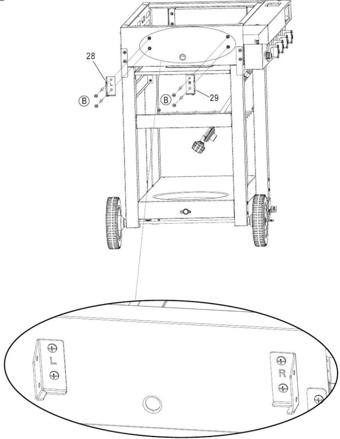 CHAR BROIL 18952074 - Note d'assemblage: - 1