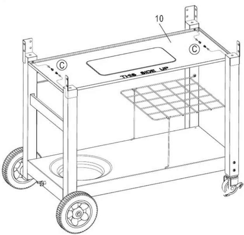 CHAR BROIL 18952074 - INSPECCION DEL SELLO DE GOMA DEL CILINDRO DE GAS LP. - 7