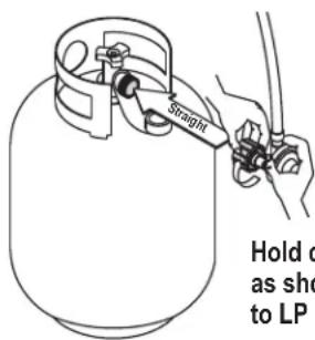 CHAR BROIL 18952074 - Connecting Regulator to the LP Cylinder - 3