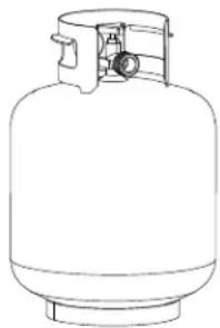 CHAR BROIL Performance 463376419 - LP Cylinder - 2