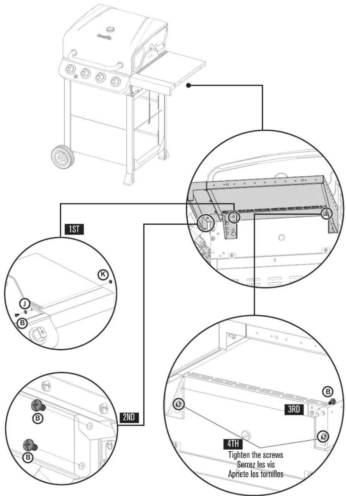 CHAR BROIL Performance 463376419 - ASSEMBLY / ASSEMBLAGE / ASSEMBLEA - 4