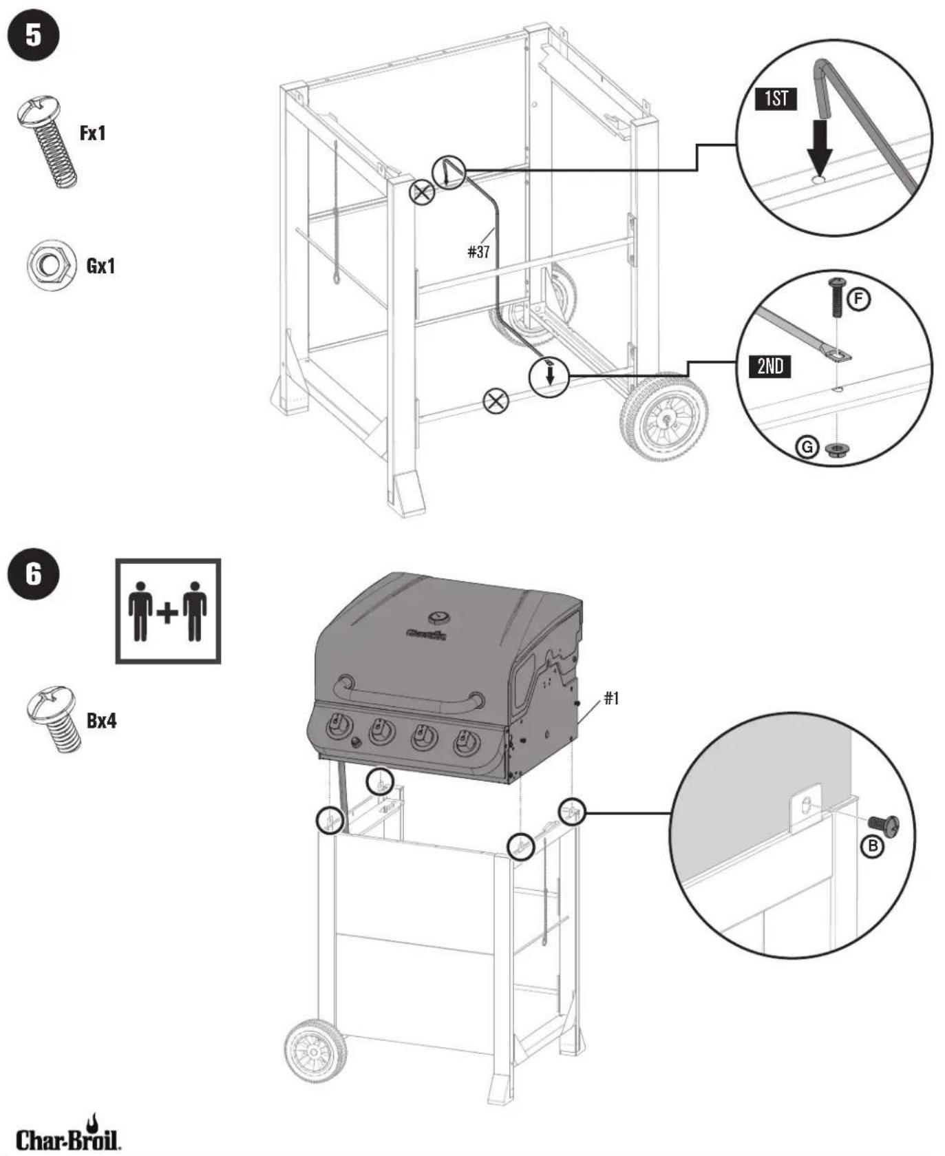 CHAR BROIL Performance 463376419 - ASSEMBLY / ASSEMBLAGE / ASSEMBLEA - 1