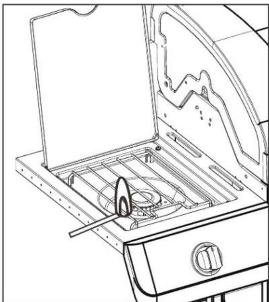 CHAR BROIL Performance 463376419 - Sideburner Match Lighting - 1