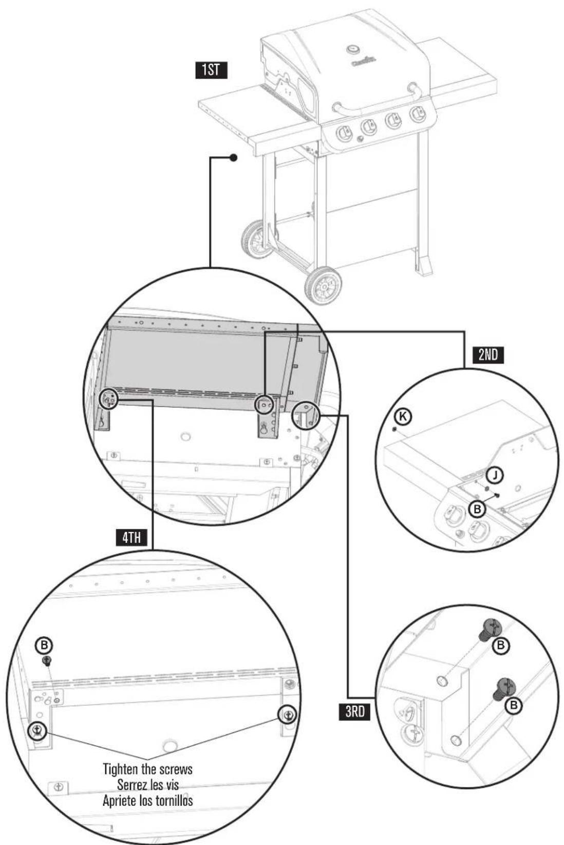 CHAR BROIL Performance 463376419 - ASSEMBLY / ASSEMBLAGE / ASSEMBLEA - 4