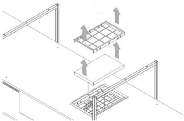 NOVY Pureline Frame 15004 - Toegang tot het monoblock filter - 1