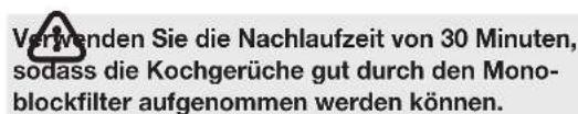 NOVY Pureline Frame 15005 - Ausschalten des Dunstabzugs mit Nachlaufstand - 2