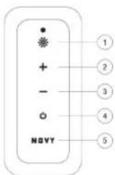 NOVY Pureline Frame 15005 - Fernbedienung - 1