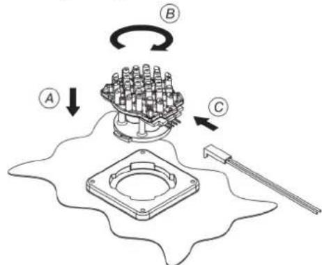 NOVY Pureline Frame 15005 - 3.Monteren van de(AP)LED: - 1