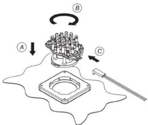 NOVY Pureline Frame 15005 - Mounting the new LED: - 1