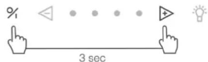 NOVY Pureline Frame 15005 - Turning the InTouch function on and off - 2