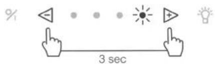 NOVY Pureline Frame 15005 - Reset van de verwangingsindicatie - 1