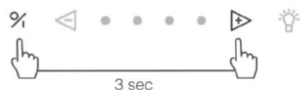 NOVY Pureline Frame 15005 - InTouch functie in- en uitschakelen - 2