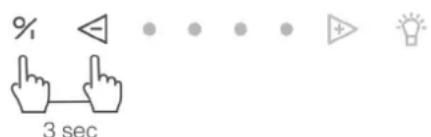 NOVY Pureline Frame 15005 - Ein- und Ausschalten der InTouch-Funktion - 1