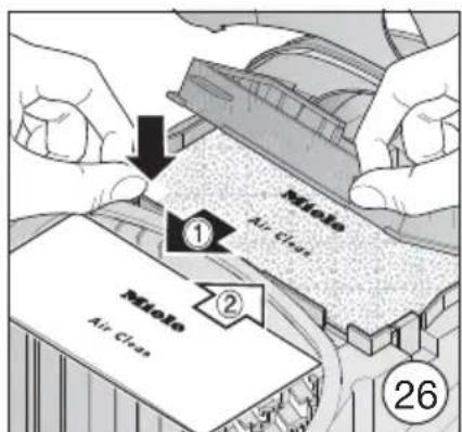 MIELE Classic C1 Parquet XL - Controle of de stofzuigerzak vol is - 25
