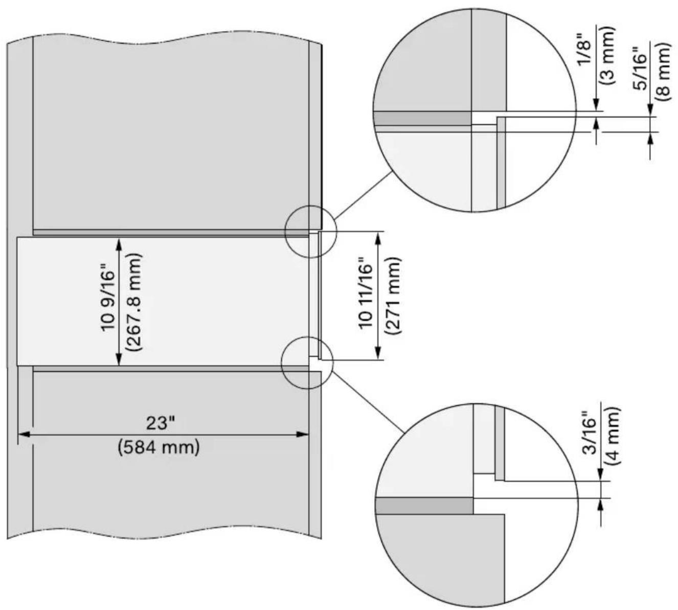 MIELE ESW 7670 - Installation dans un meuble haut ou de base - 1