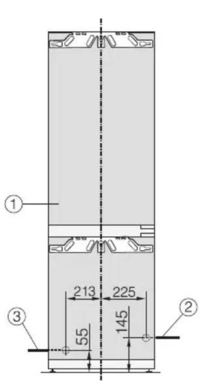 MIELE K 7793 C - Raccordements et aération et évacuation d'air - 1