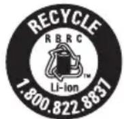 Porter-Cable PCC620LB - El sello RBRC™ - 1