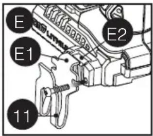 Porter-Cable PCC620LB - Clip de ceinture - Figure E - 2