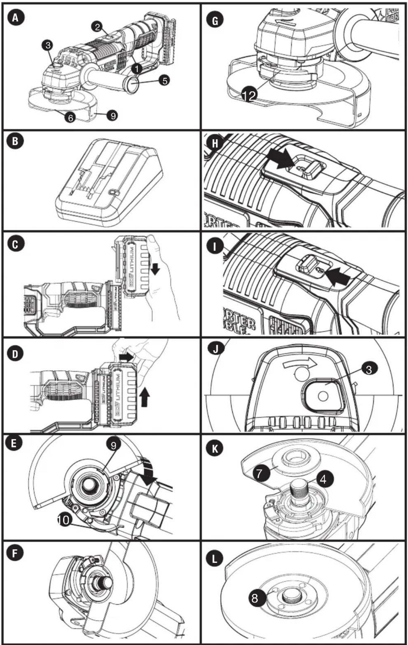 Porter-Cable PCC761B - FUNCTIONAL DESCRIPTION FIGURE A - 1