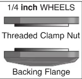 Porter-Cable PC60TPAG - MOUNTING NON-HUBBED WHEELS - 4