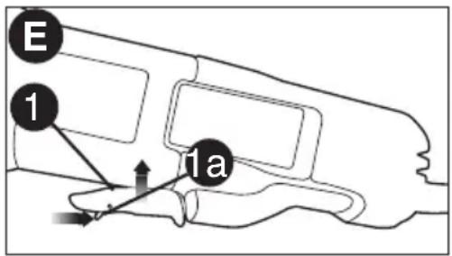 Porter-Cable PC60TPAG - INTERRUPTEUR À PALETTE (FIGURE E) - 1