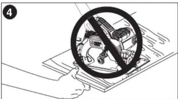 Porter-Cable PCE300 - TO REDUCE THE RISK OF KICKBACK - 4