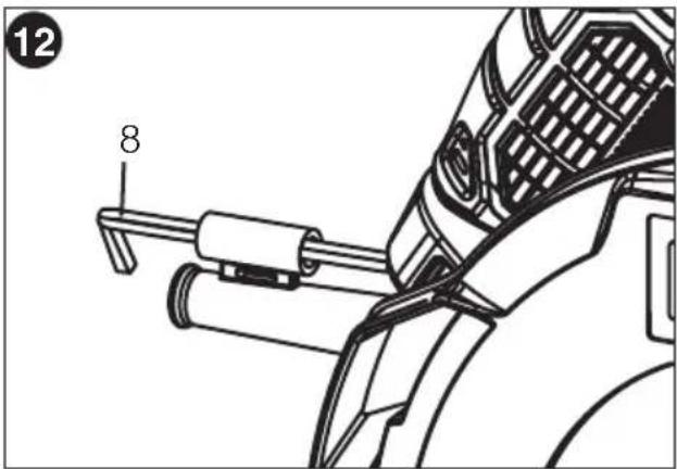 Porter-Cable PCE300 - Stockage de clé (fig. 12) - 1