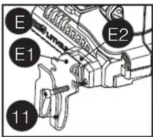Porter-Cable PCC620B - Belt Clip - Figure E - 2
