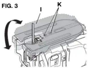 Porter-Cable PCE341 - RÉGLAGE DE L'ANGLE DE BISEAU (Fig. 3) - 1