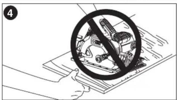 Porter-Cable PCE310 - TO REDUCE THE RISK OF KICKBACK - 4