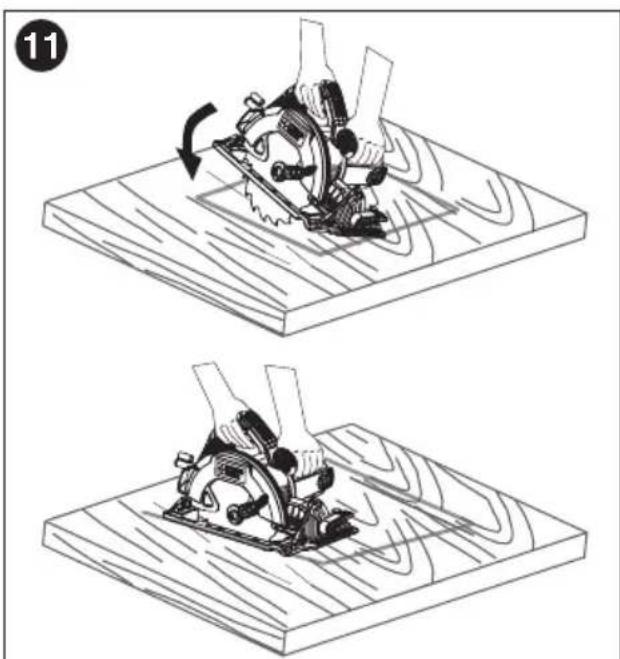 Porter-Cable PCE310 - CORTES DE ORIFICIO (fig.11) - 1