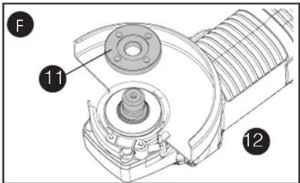 Porter-Cable PCEG011 - MONTAJE DE LOS DISCO SIN CUBO - 1